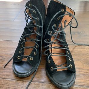 Jeffrey Campbell Free People Black Cage Sandals